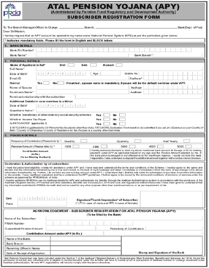 APY Registration Form