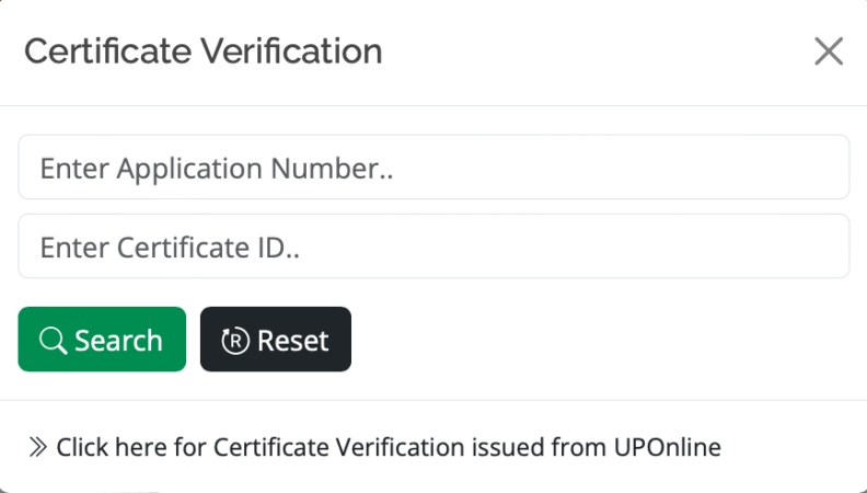 Certificate Verification