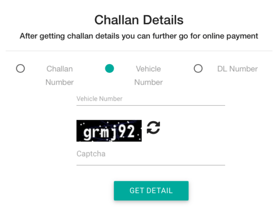 Challan Details