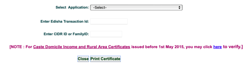 e-Disha Certificate