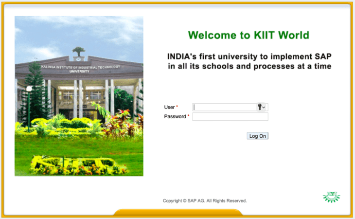 KIIT Portal Login 