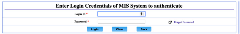 MIS Login ITI Portal