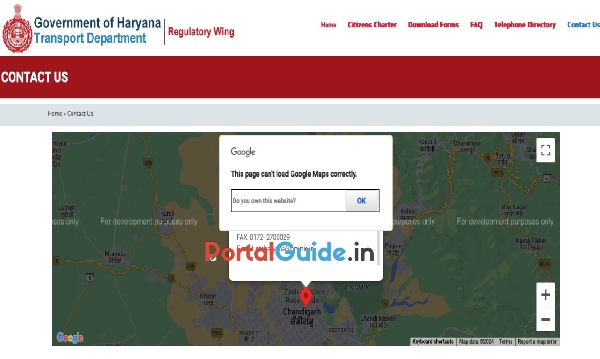 Parivahan Portal Haryana