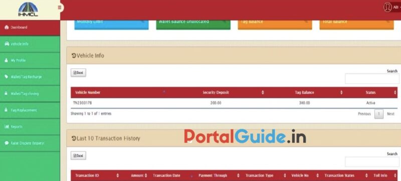 FASTag KYC Dashboard 