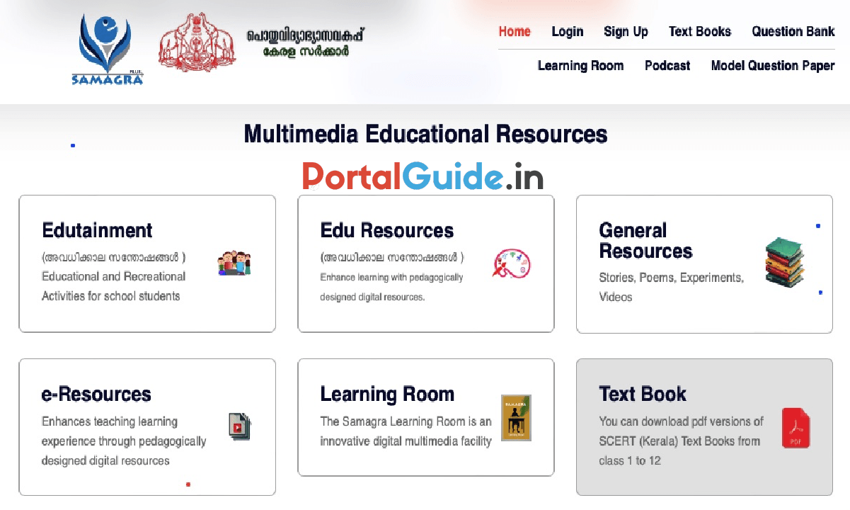 Samagra Kerala Portal Question Bank