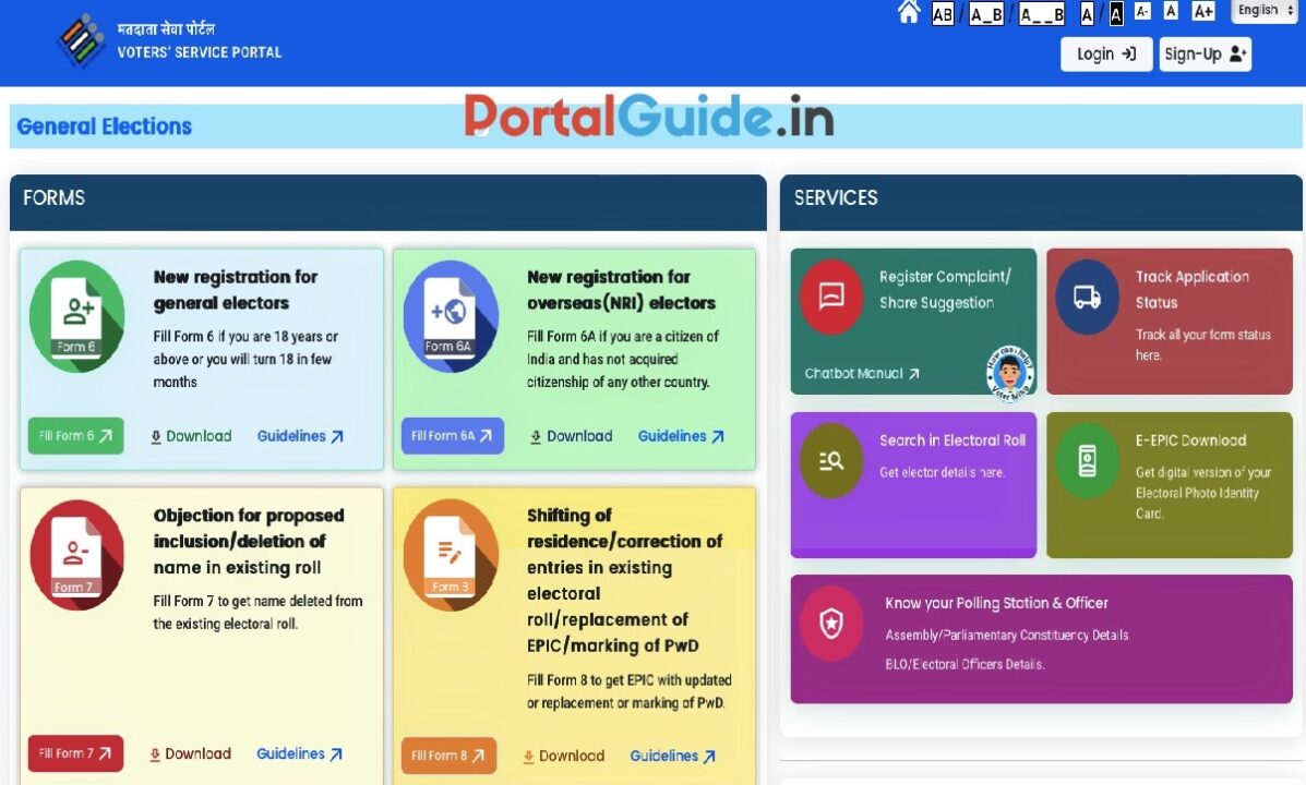 Voters Service Portal