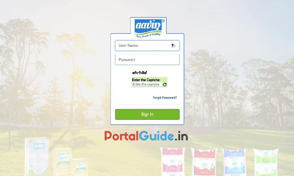 Aavin Milk Card Registration Portal