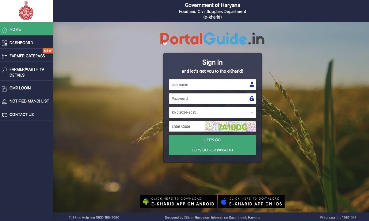 ekharid.haryana.gov.in Portal