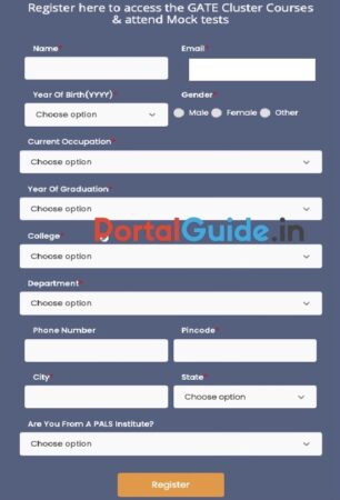 NPTEL GATE Portal Registration