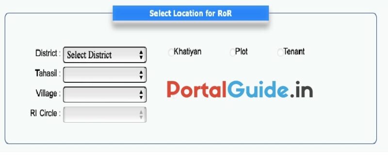 Select Location for RoR