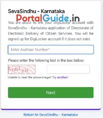 Seva Sindhu Registration