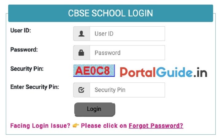 CBSE School Login