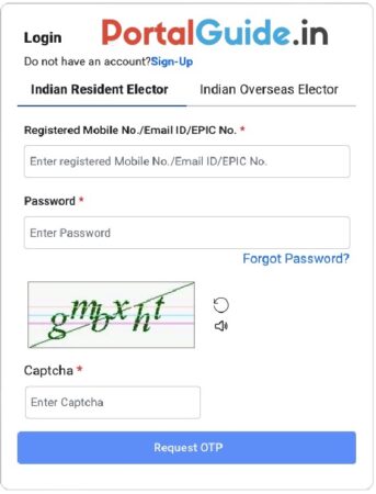 NVSP Portal Login