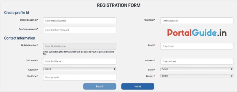 Registration Form