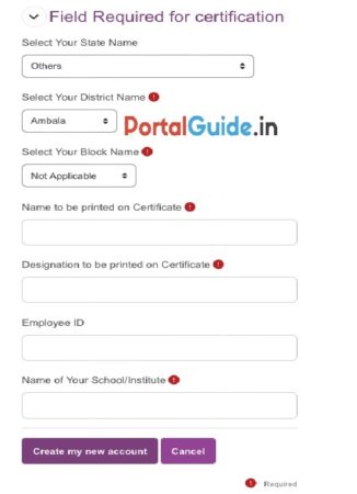 Cerificate Form