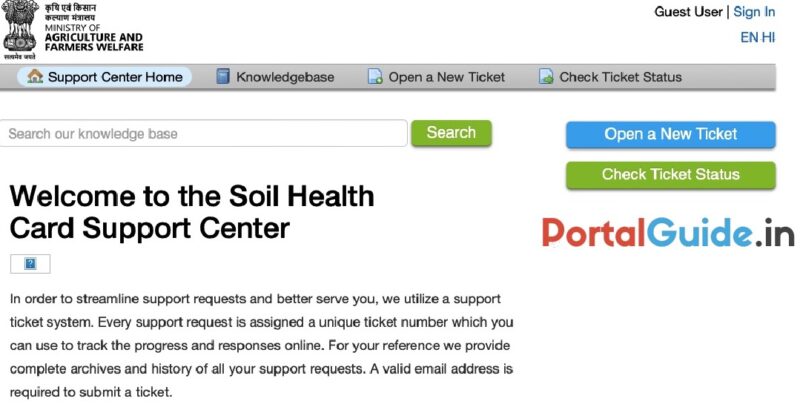 Soil Health Card Support